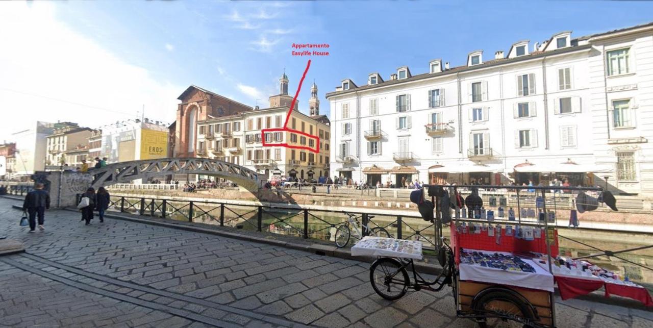 Easylife - Splendido Appartamento Con Vista Sul Naviglio Grande Milano Eksteriør bilde